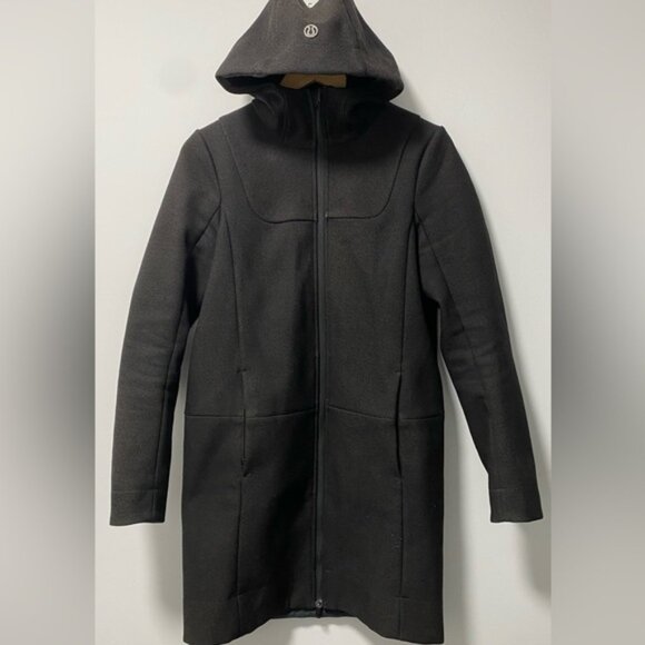 Lululemon City Softshell Tweed Black Jacket — Size M/L Approx - Picture 5 of 12